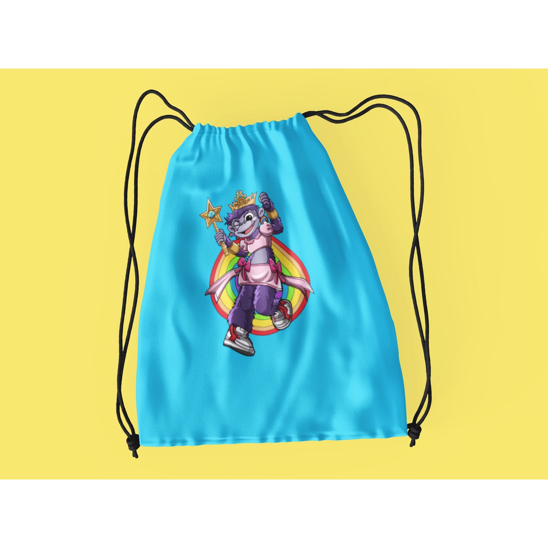 "Rainbow Gorilla ´Princess Hope´ Rugzak met koord - Rainbow Gorilla Store"