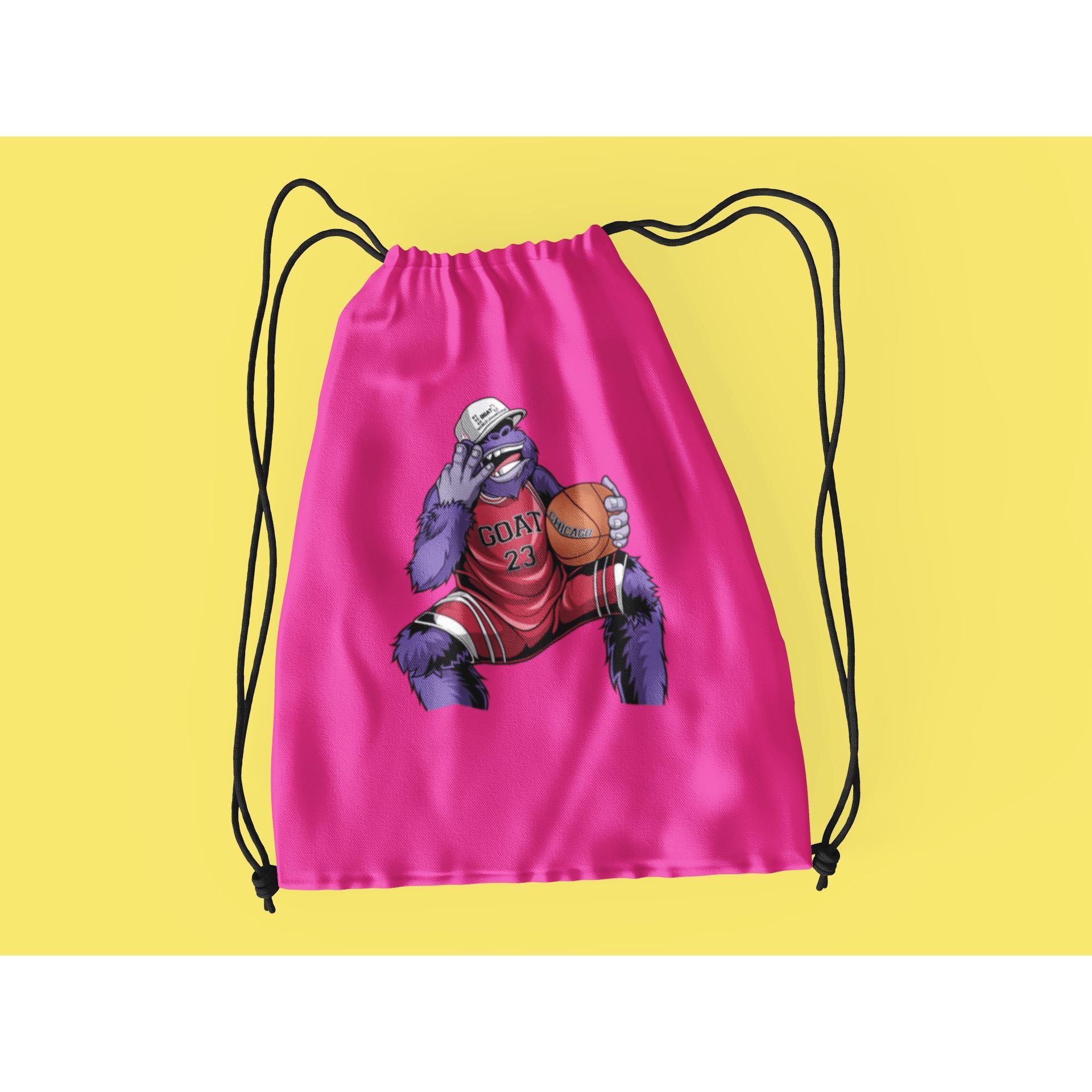 "Rainbow Gorilla ´The GOAT´ Rugzak met koord - Rainbow Gorilla Store"