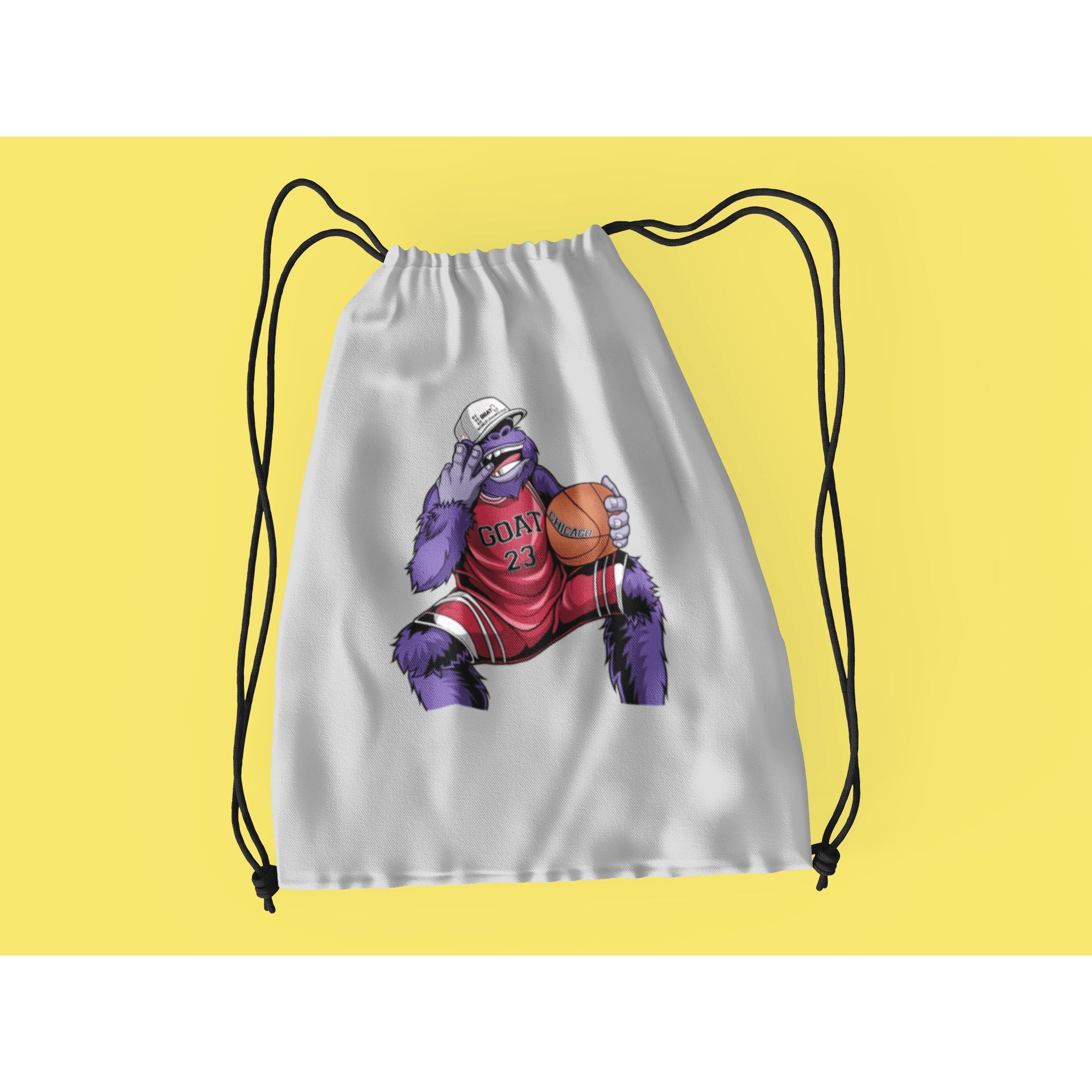 "Rainbow Gorilla ´The GOAT´ Rugzak met koord - Rainbow Gorilla Store"