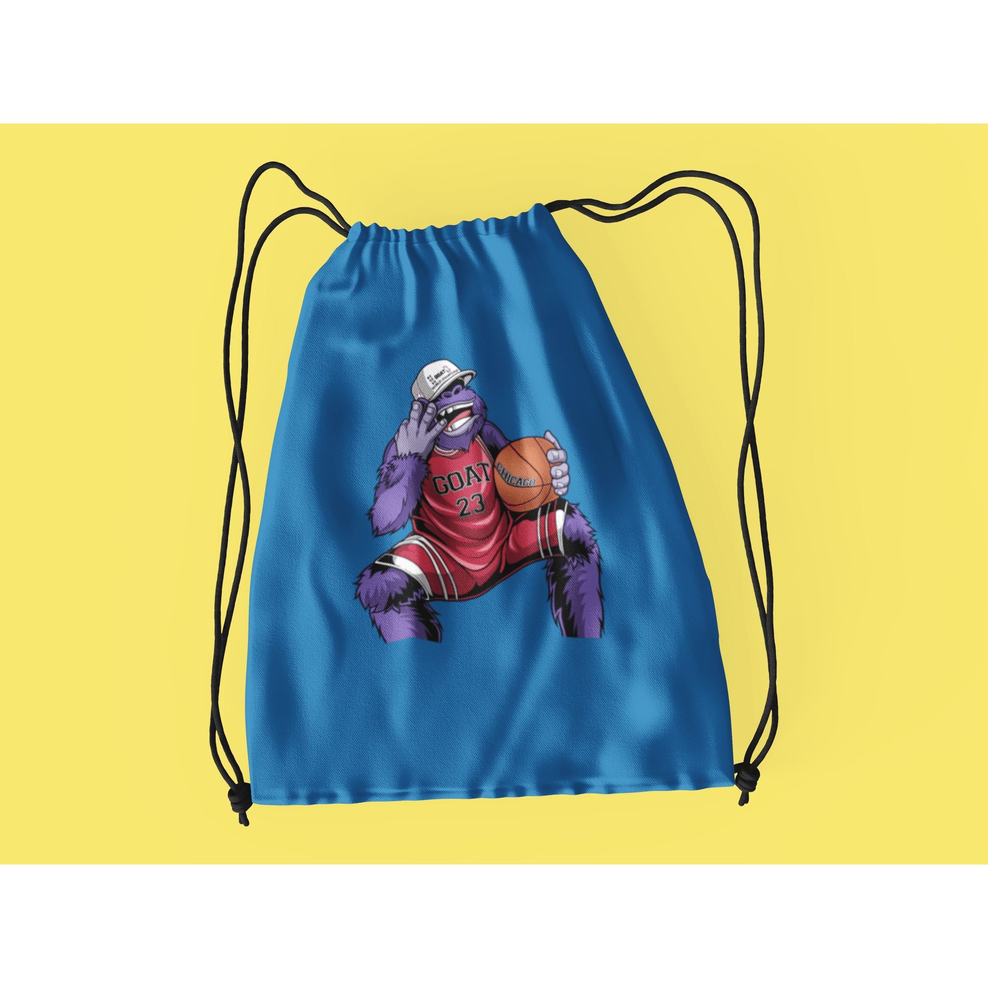 "Rainbow Gorilla ´The GOAT´ Rugzak met koord - Rainbow Gorilla Store"
