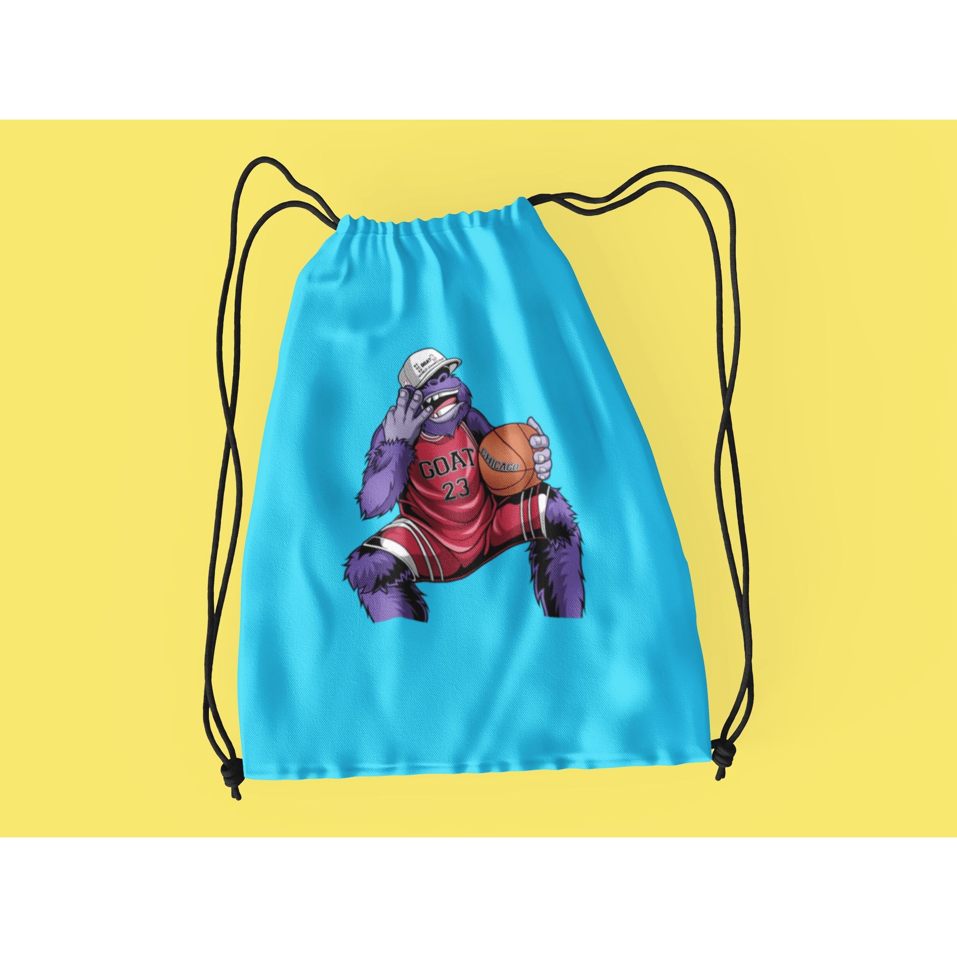 "Rainbow Gorilla ´The GOAT´ Rugzak met koord - Rainbow Gorilla Store"