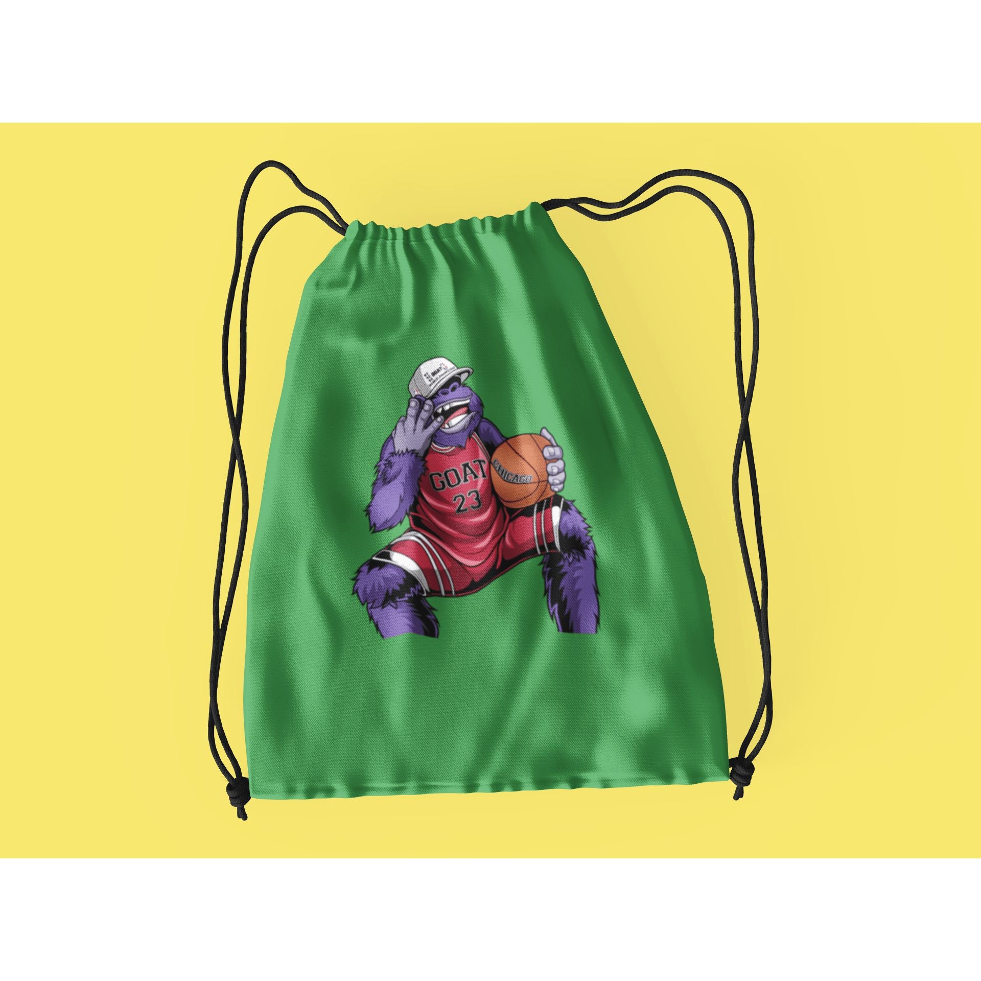 "Rainbow Gorilla ´The GOAT´ Rugzak met koord - Rainbow Gorilla Store"