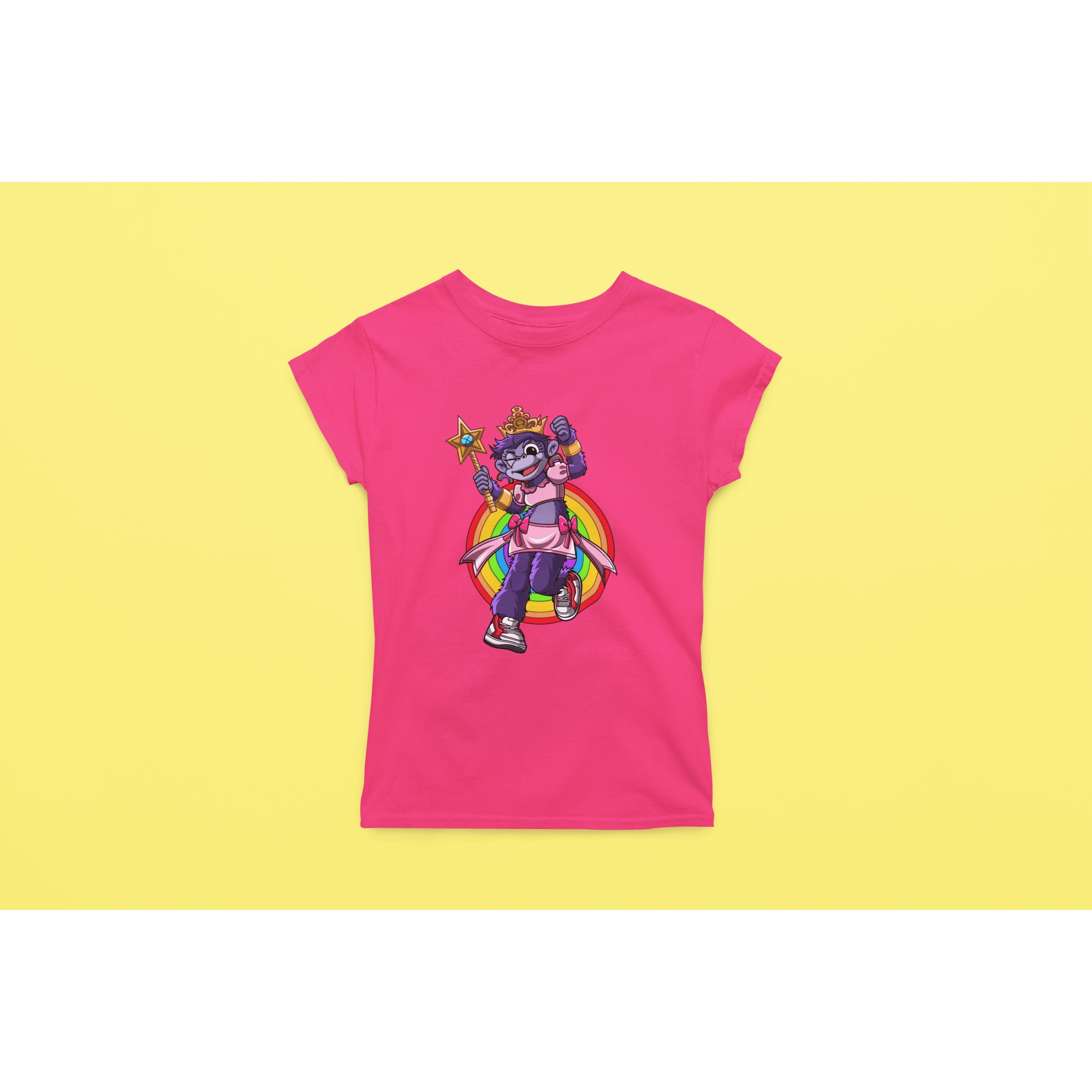 "Rainbow Gorilla ´Princess Hope´ Dames T-shirt - Rainbow Gorilla Store"