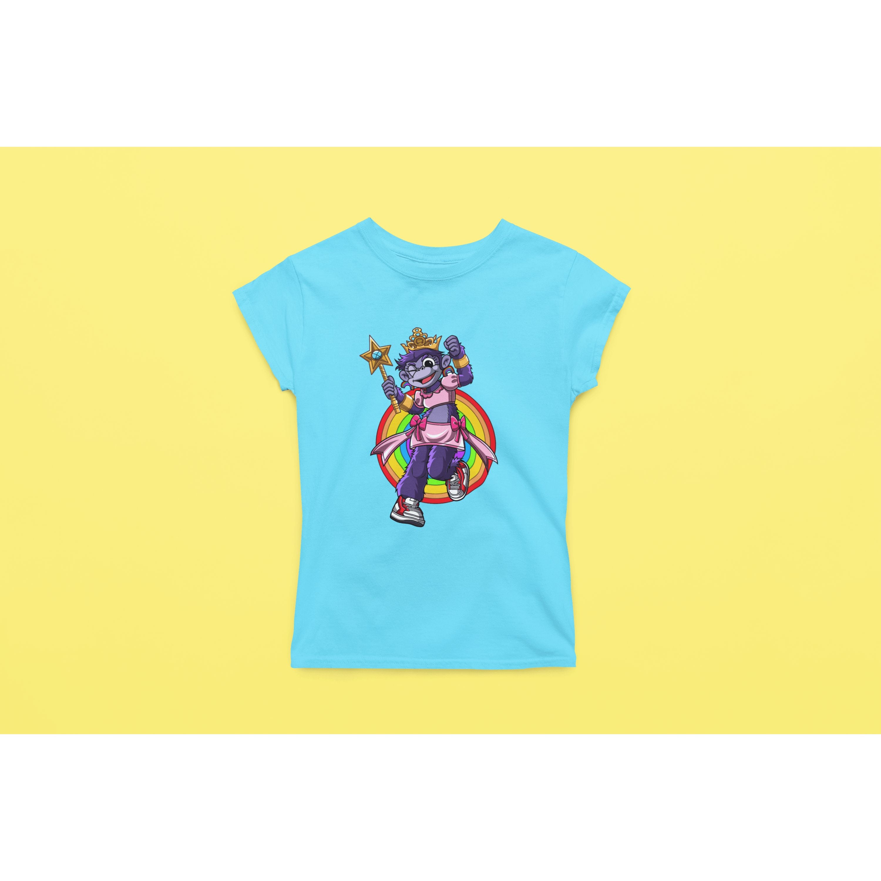 "Rainbow Gorilla ´Princess Hope´ Dames T-shirt - Rainbow Gorilla Store"