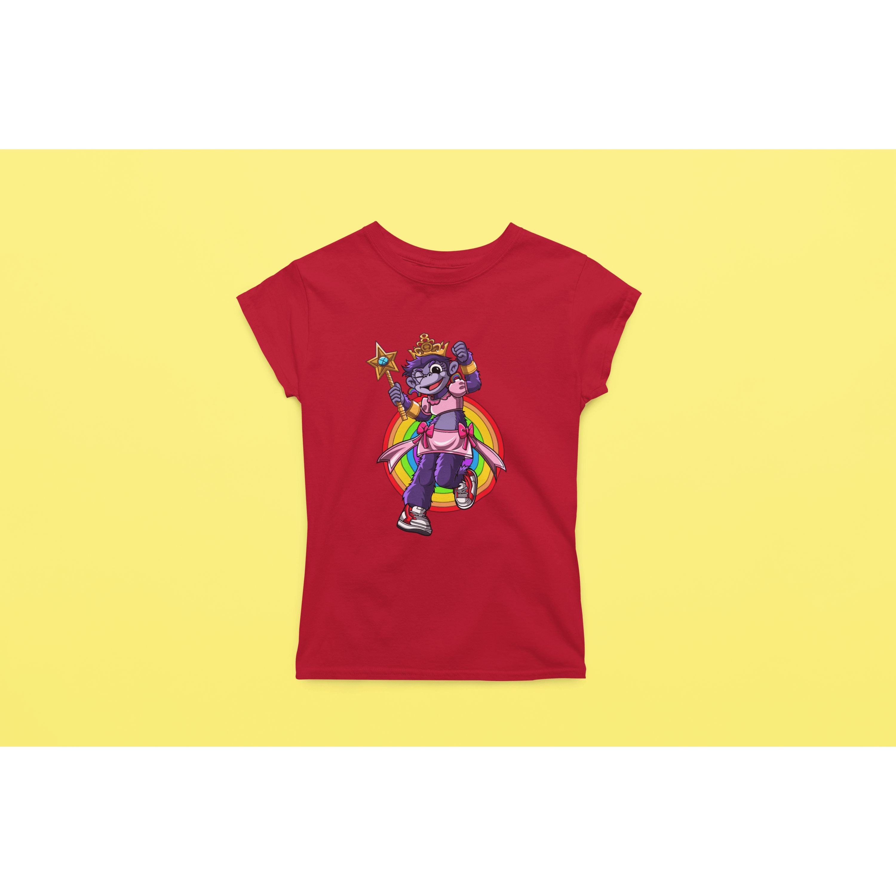 "Rainbow Gorilla ´Princess Hope´ Dames T-shirt - Rainbow Gorilla Store"