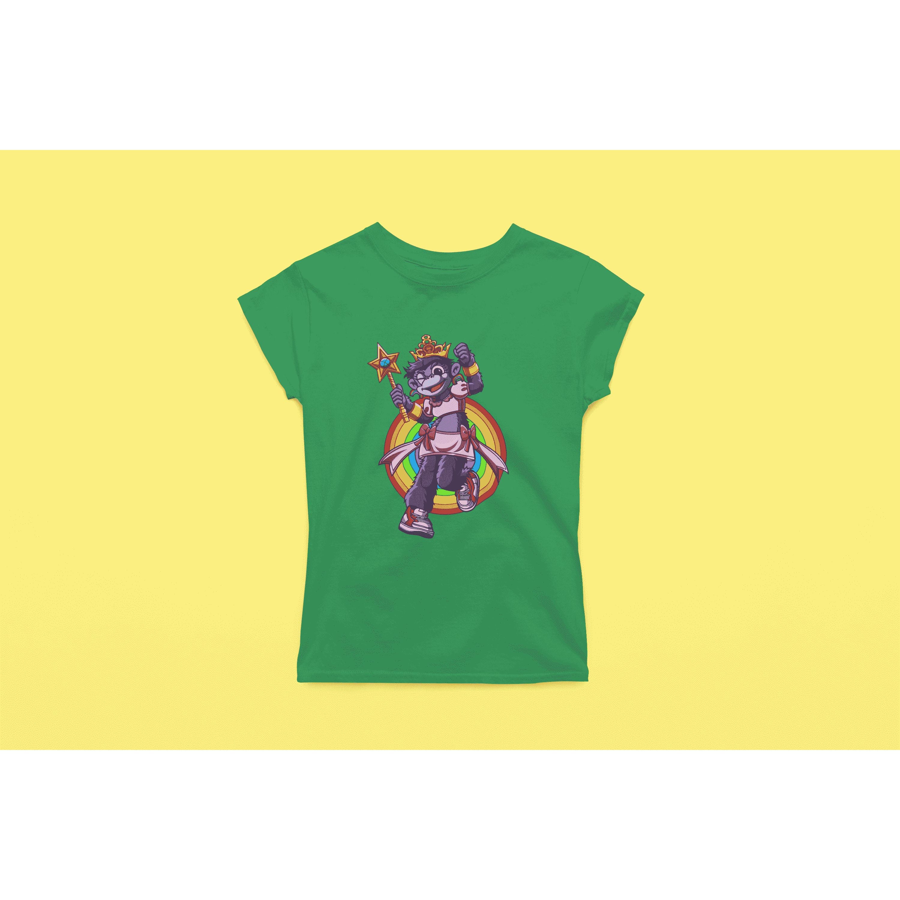 "Rainbow Gorilla ´Princess Hope´ Dames T-shirt - Rainbow Gorilla Store"