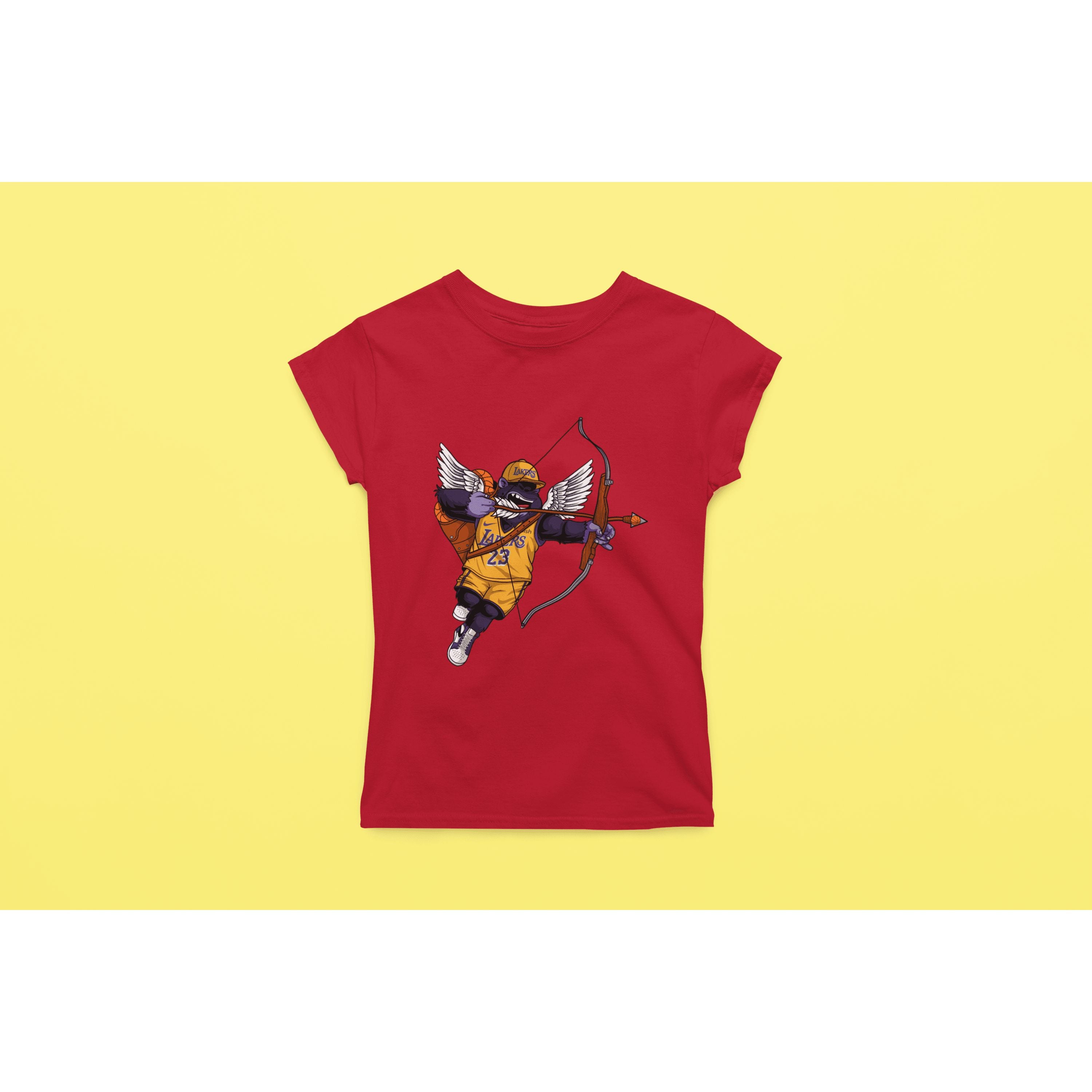 "Rainbow Gorilla ´The Love Gorilla´ Dames T-shirt - Rainbow Gorilla Store"