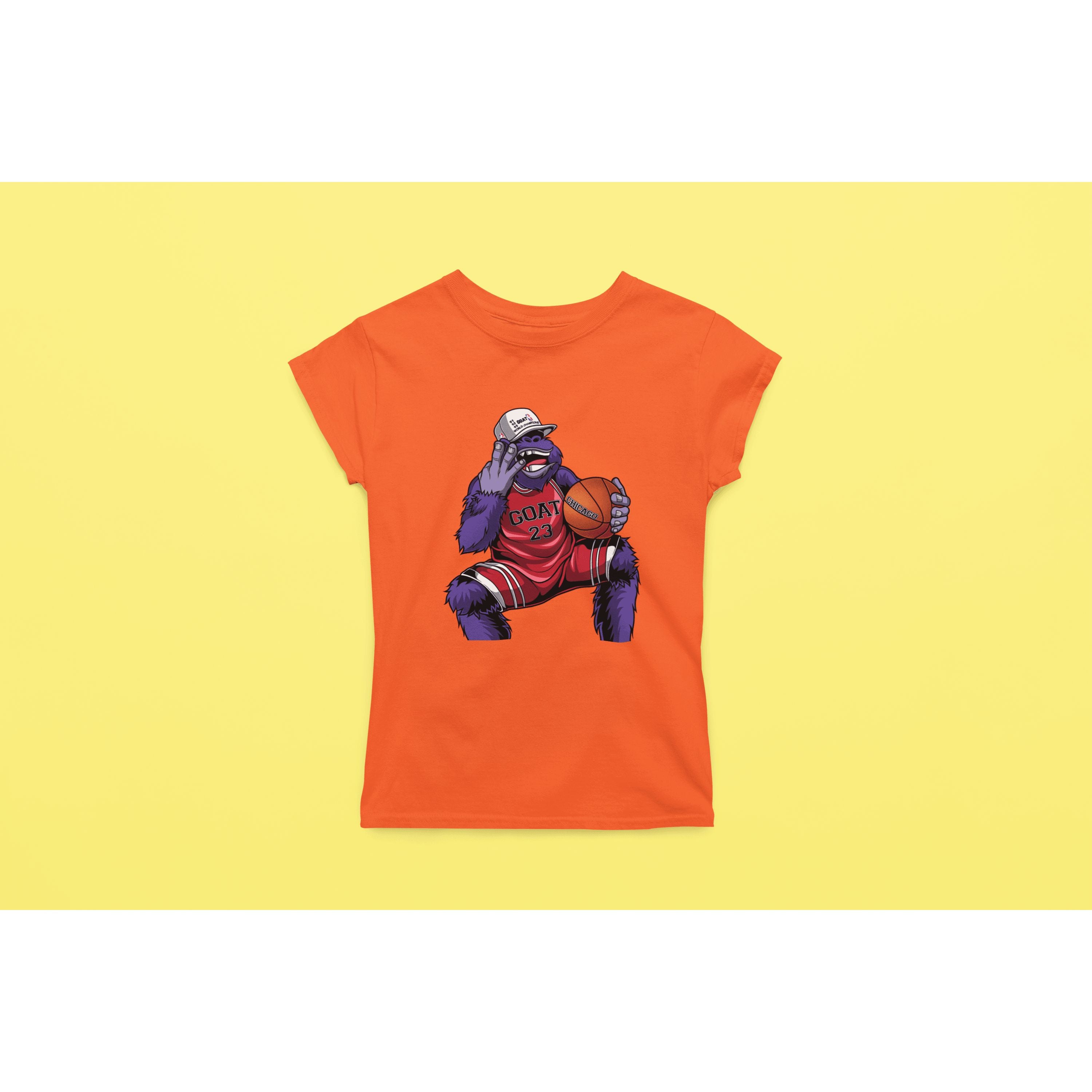 "Rainbow Gorilla ´The GOAT´ Dames T-shirt - Rainbow Gorilla Store"