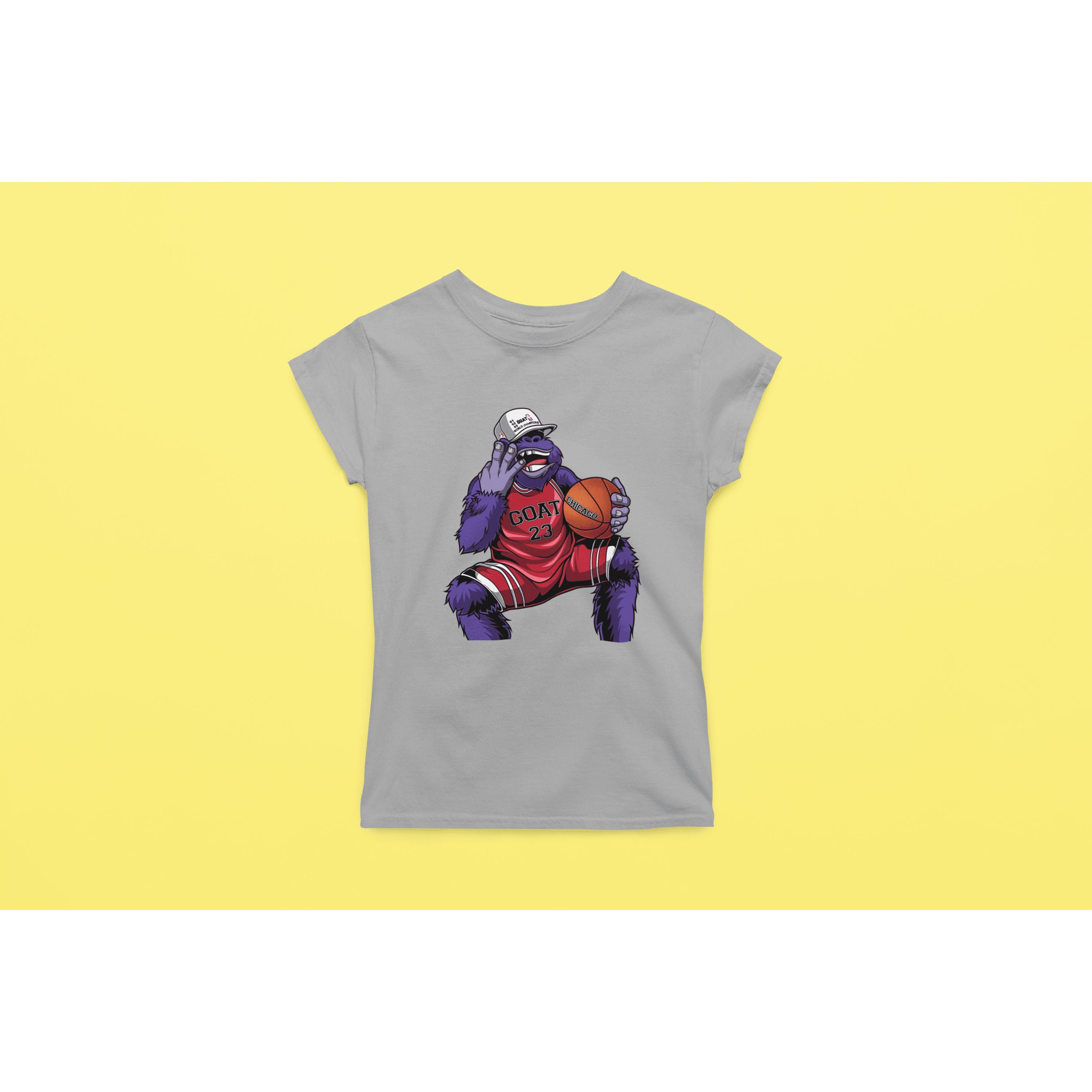 "Rainbow Gorilla ´The GOAT´ Dames T-shirt - Rainbow Gorilla Store"