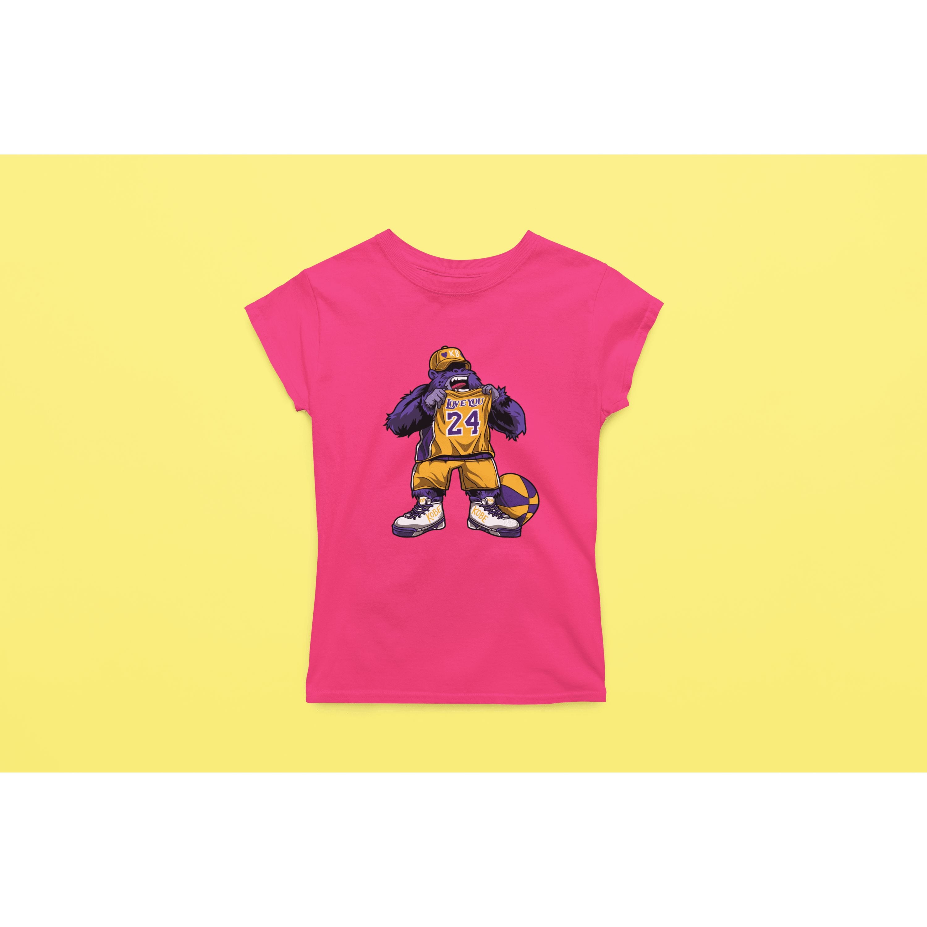 "Rainbow Gorilla ´Love you 24´ Dames T-shirt - Rainbow Gorilla Store"