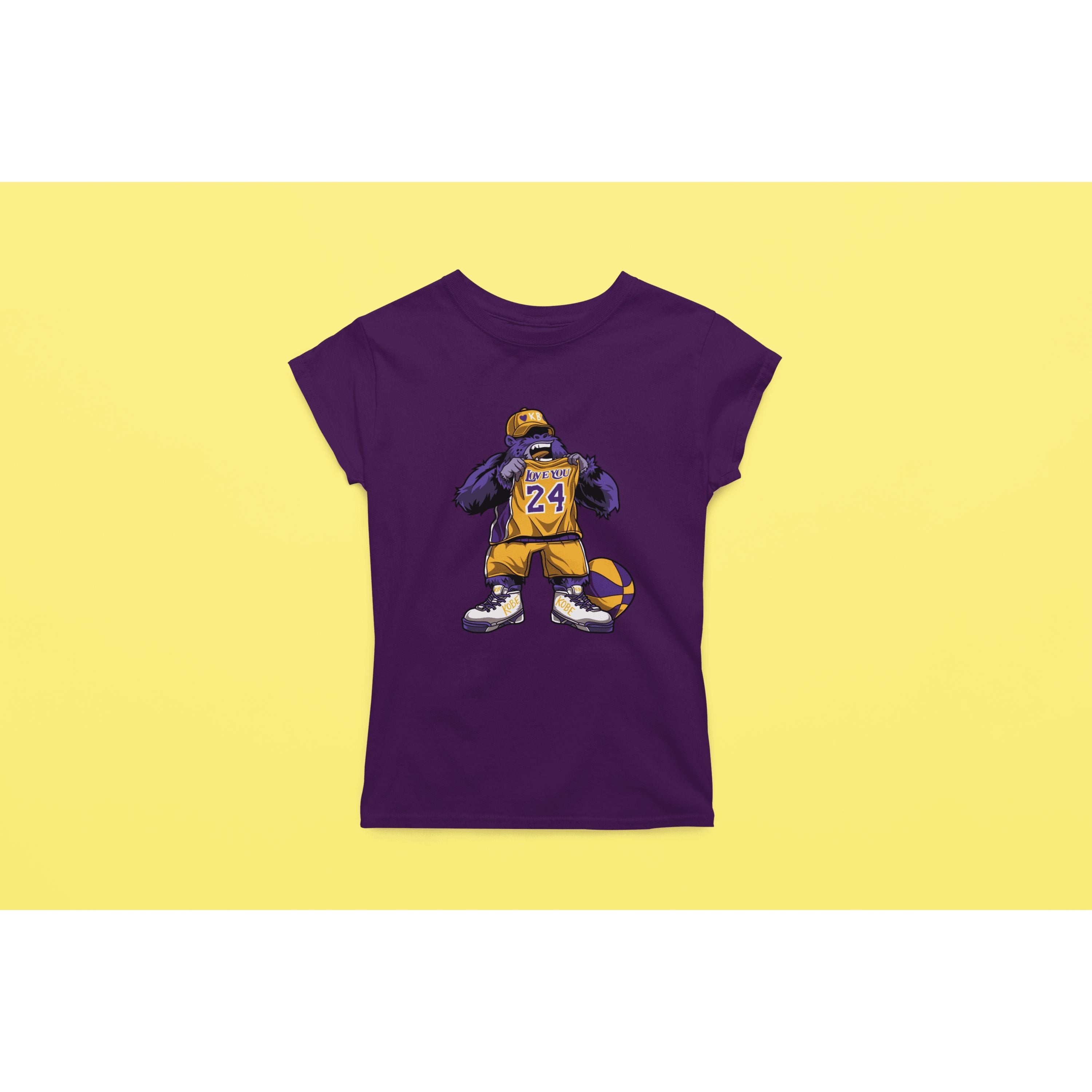 "Rainbow Gorilla ´Love you 24´ Dames T-shirt - Rainbow Gorilla Store"