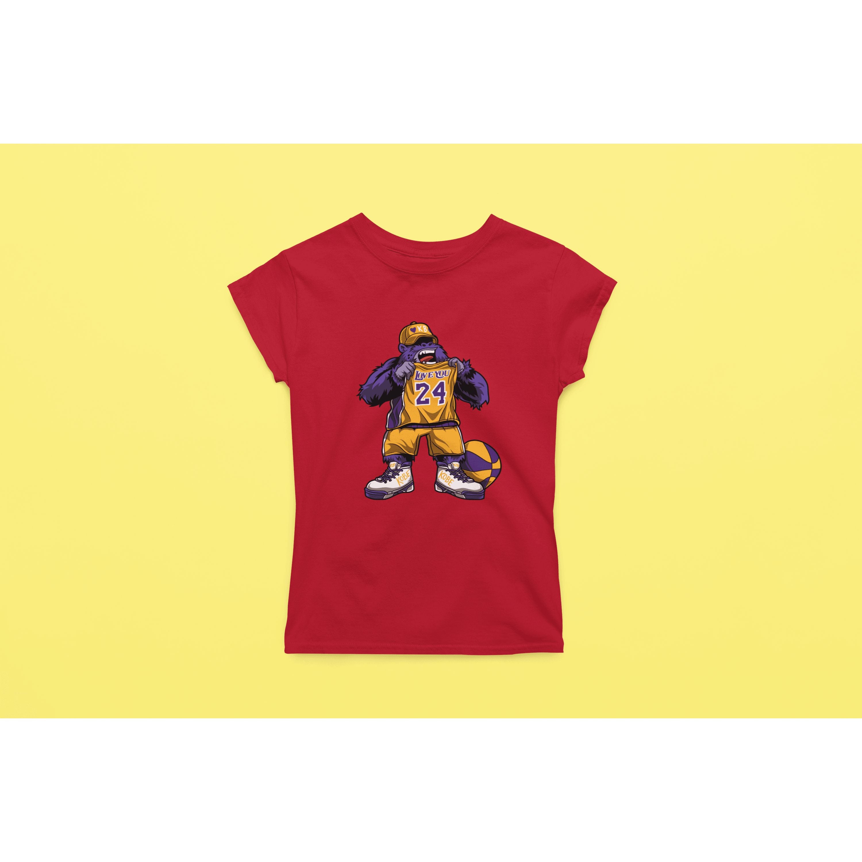 "Rainbow Gorilla ´Love you 24´ Dames T-shirt - Rainbow Gorilla Store"