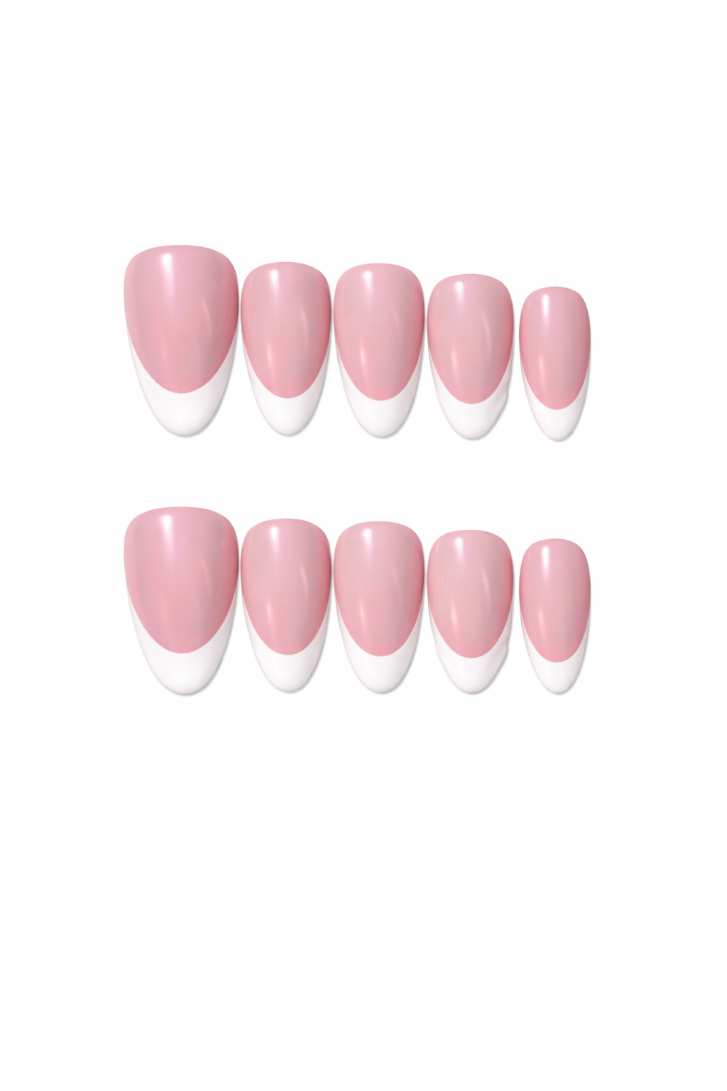 French tips - Press on nagels