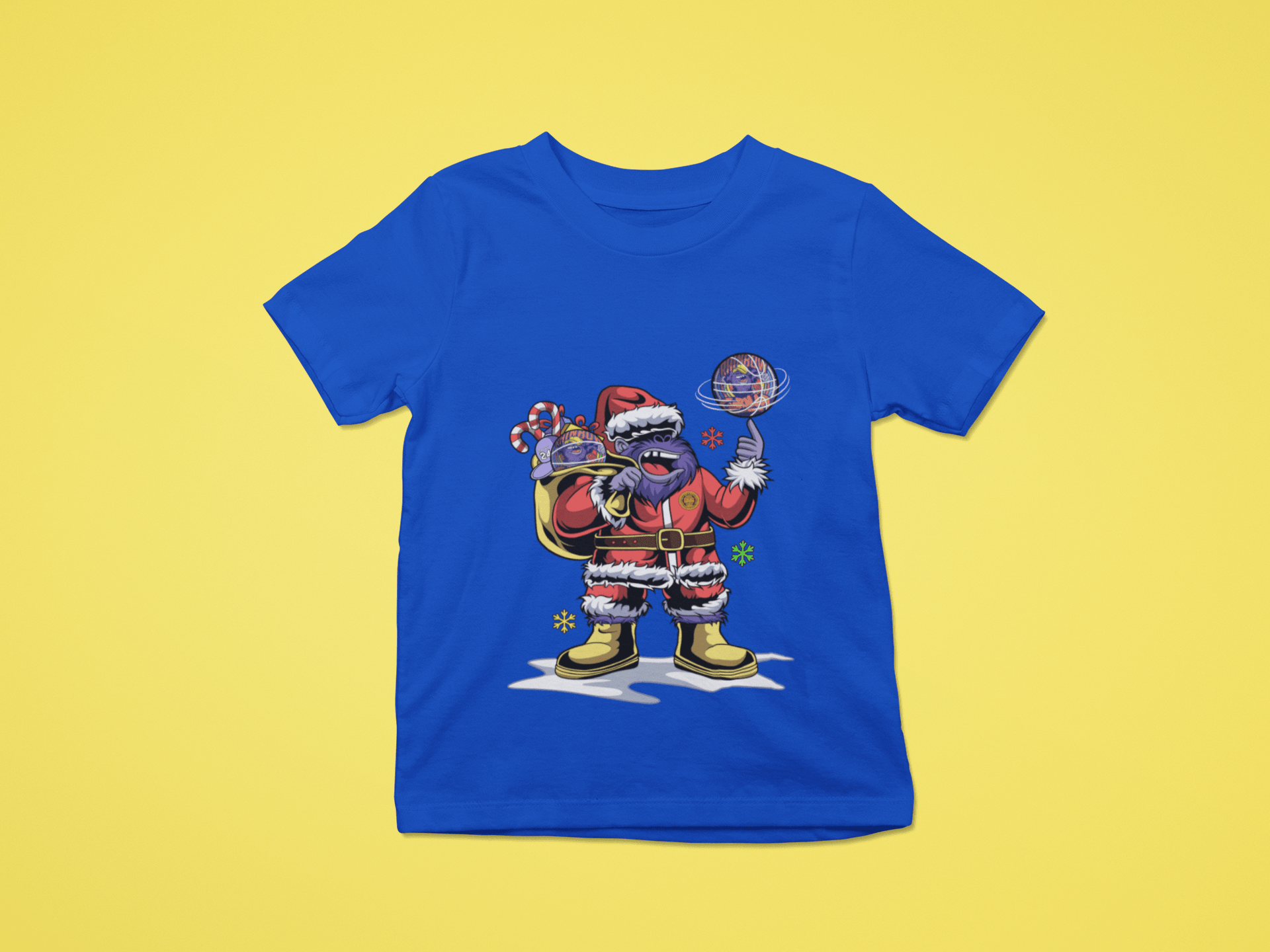 Rainbow Gorilla ´Kerst´ T-shirt Kids - Rainbow Gorilla Store