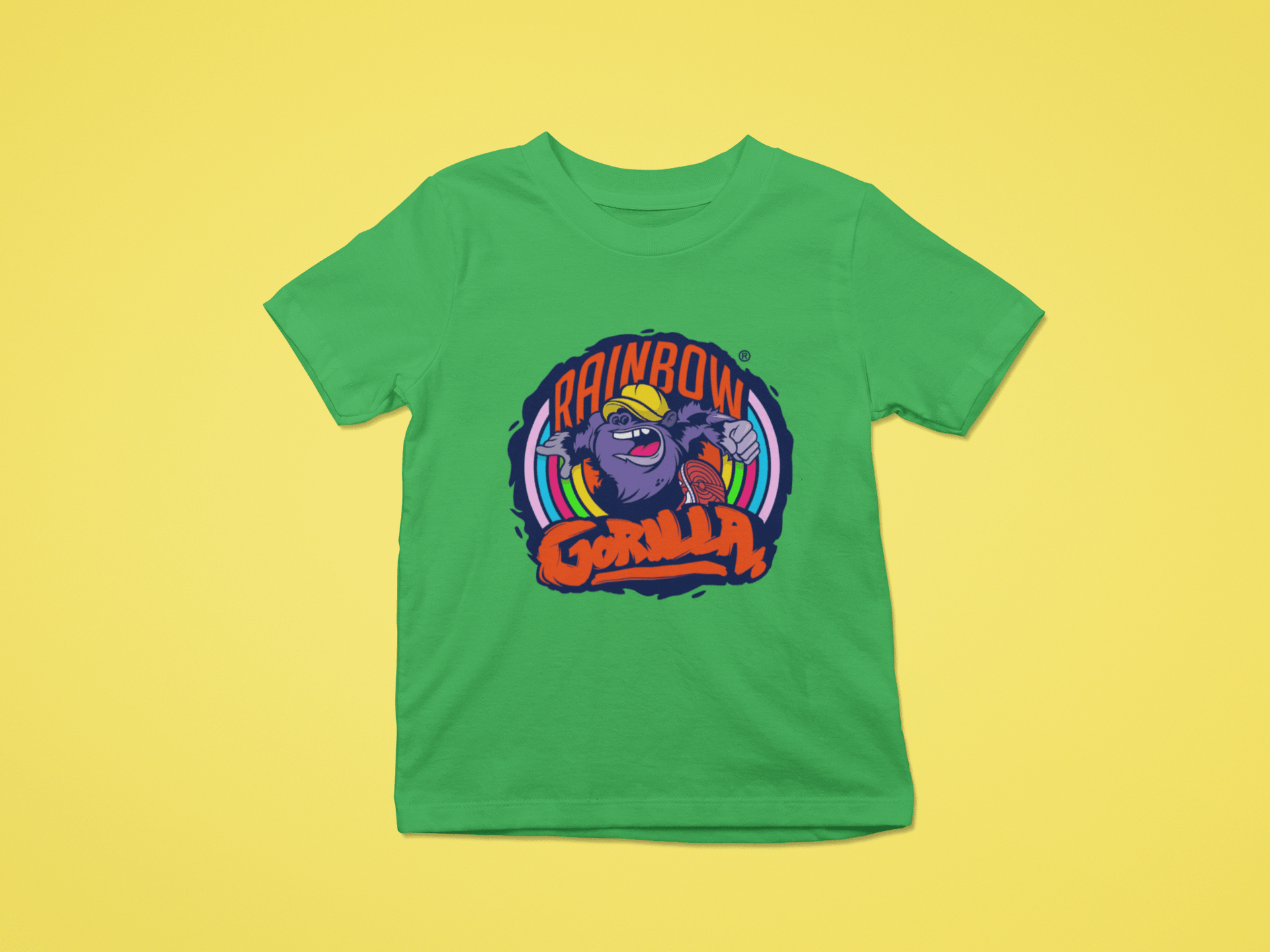 Rainbow Gorilla ´Orgineel logo´ T-shirt Kids - Rainbow Gorilla Store