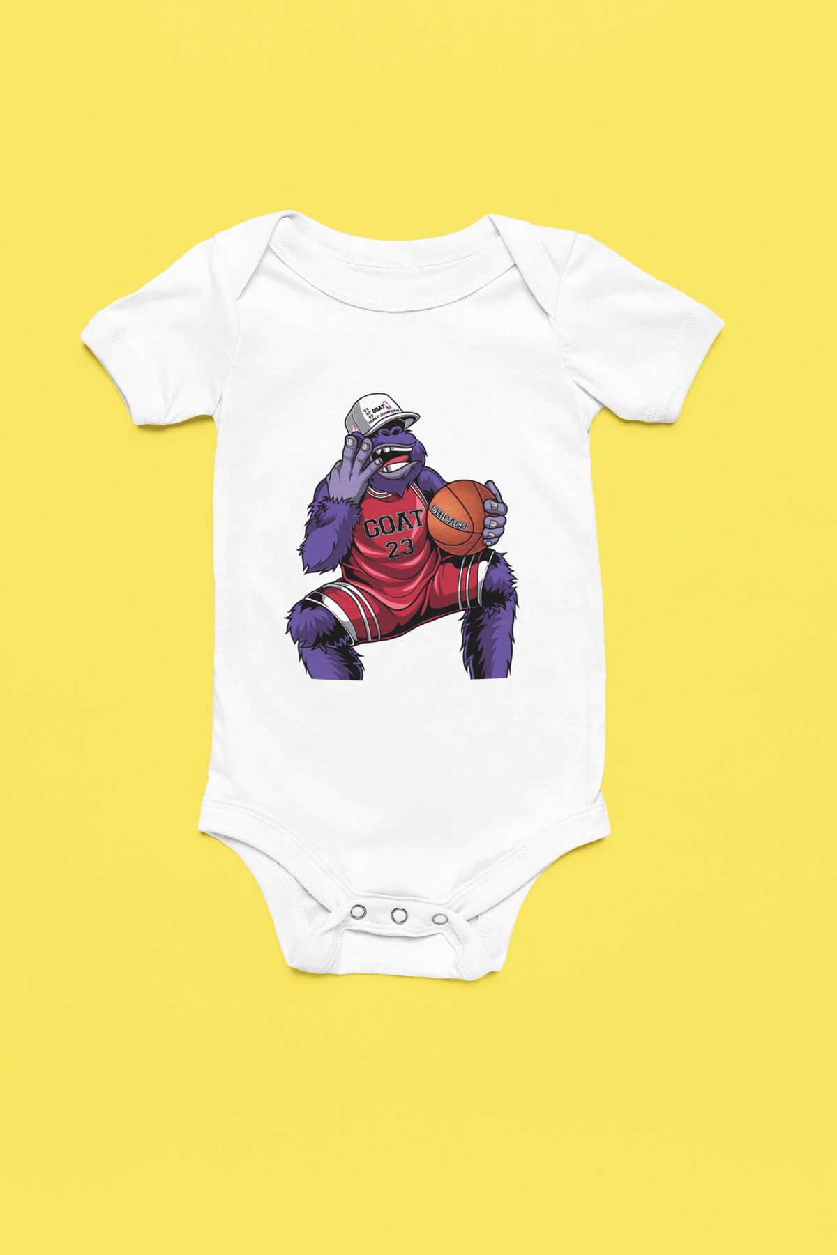 Rainbow Gorilla ´The GOAT´ Romper - Rainbow Gorilla Store