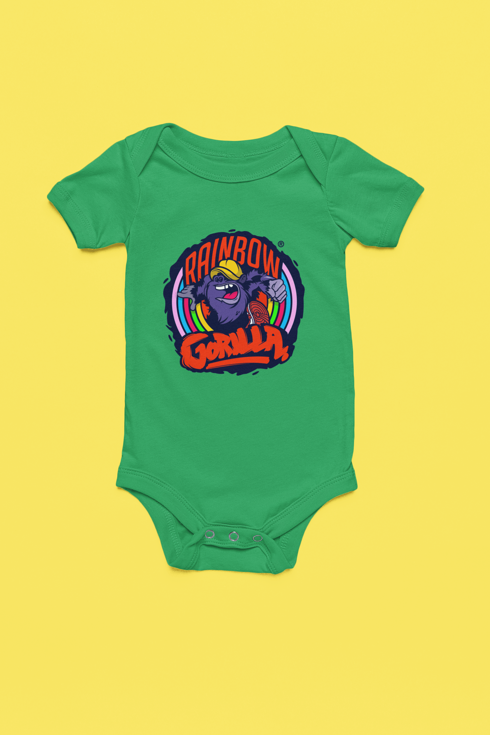 Rainbow Gorilla ´Orgineel Logo´ Romper - Rainbow Gorilla Store