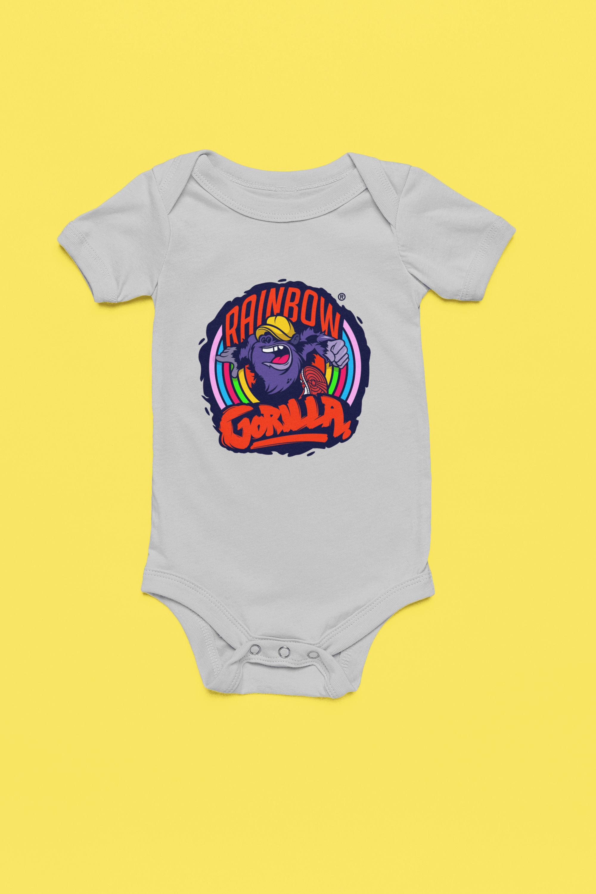 Rainbow Gorilla ´Orgineel Logo´ Romper - Rainbow Gorilla Store