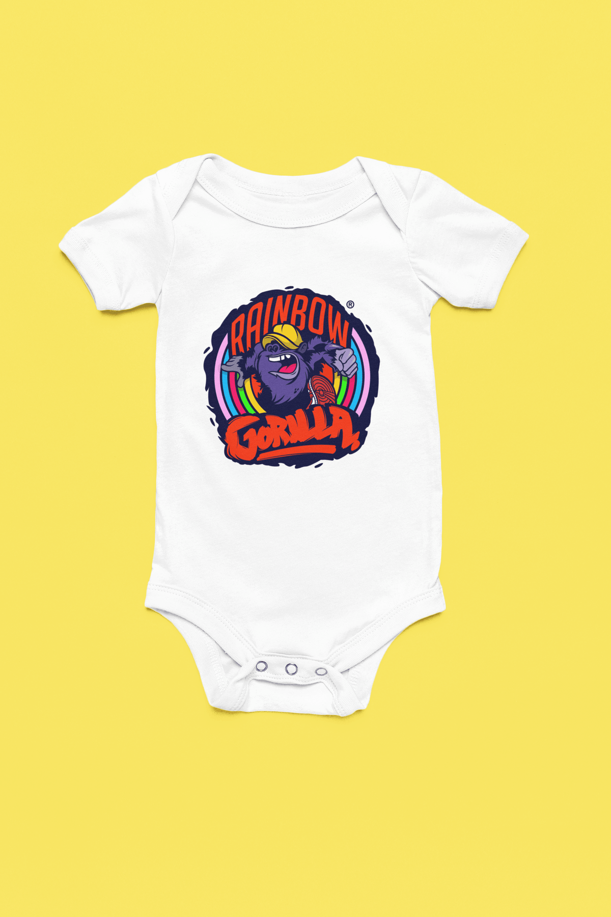 Rainbow Gorilla ´Orgineel Logo´ Romper - Rainbow Gorilla Store