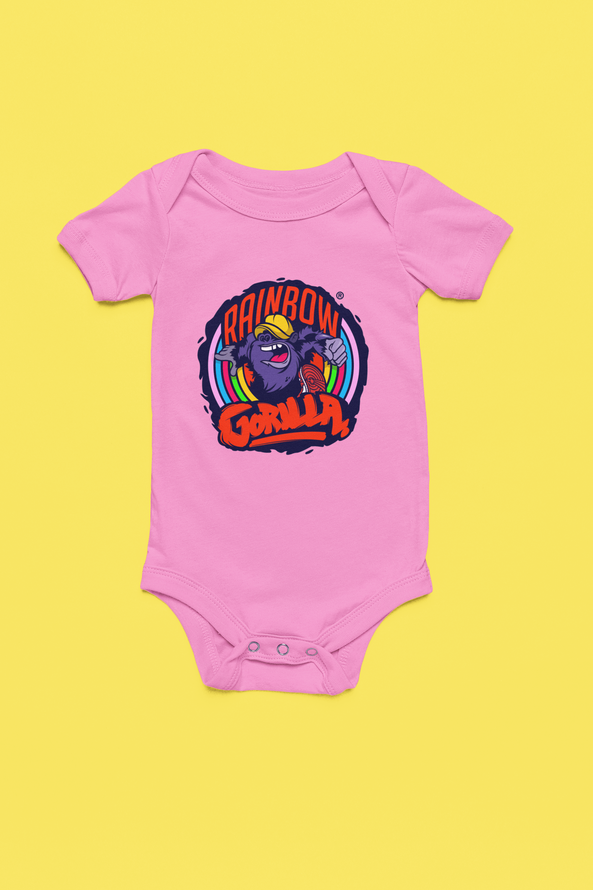 Rainbow Gorilla ´Orgineel Logo´ Romper - Rainbow Gorilla Store