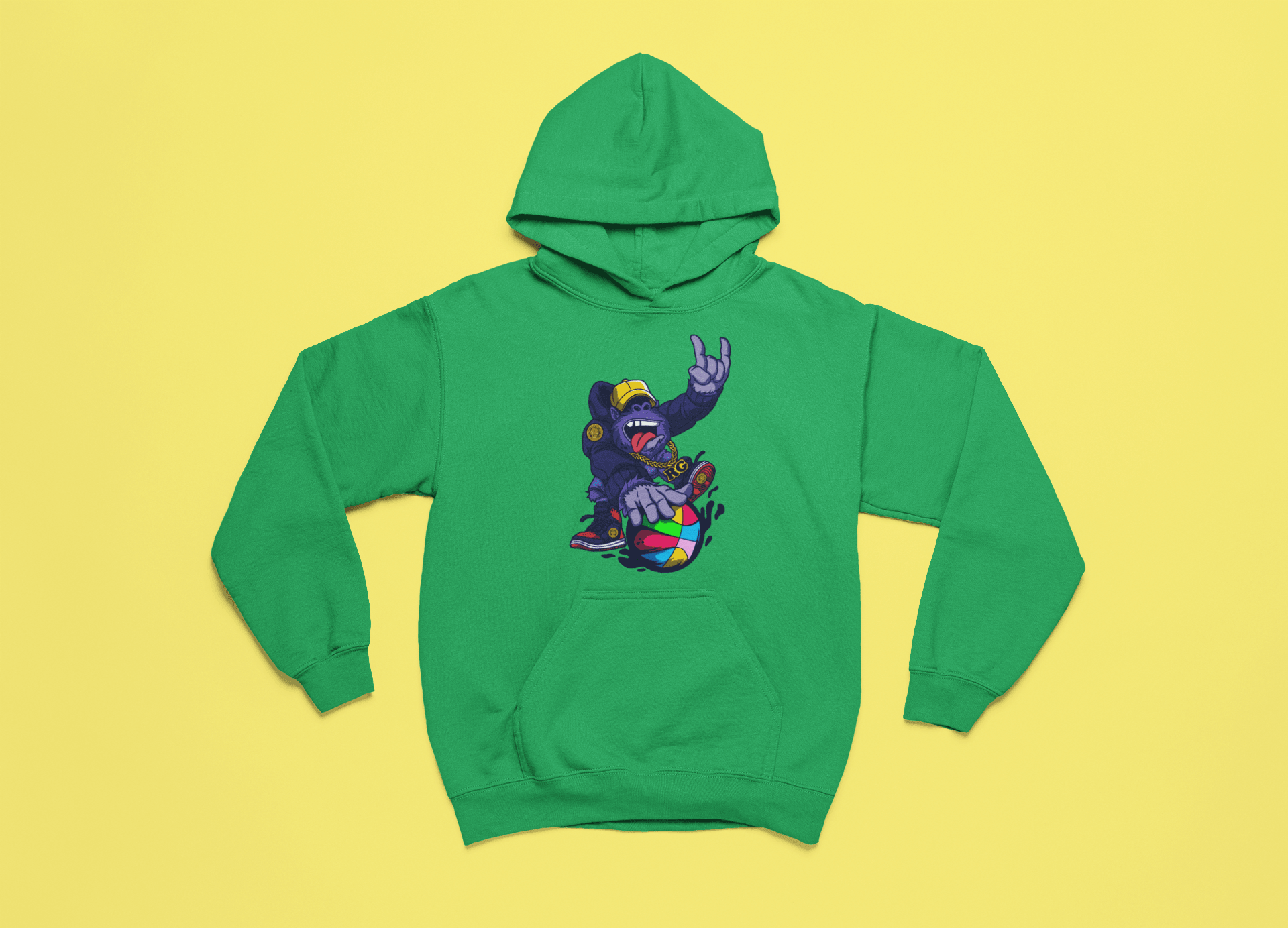 Rainbow Gorilla 'Baller' Hoody Kids - Rainbow Gorilla Store